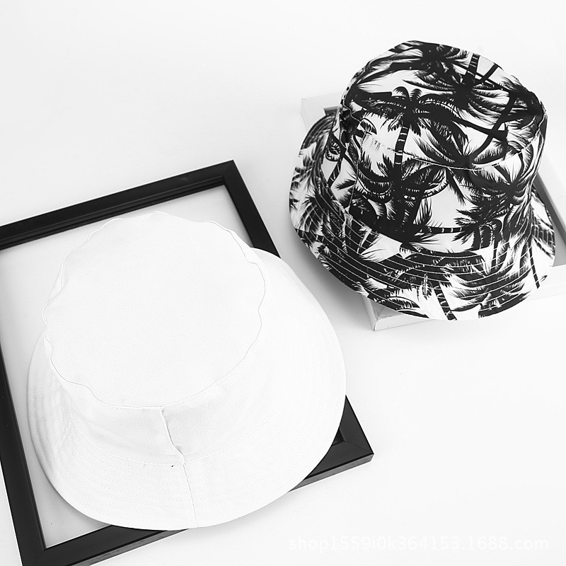 Nón Bucket cây dừa 2 mặt - SẴN HÀNG ẢNH THẬT