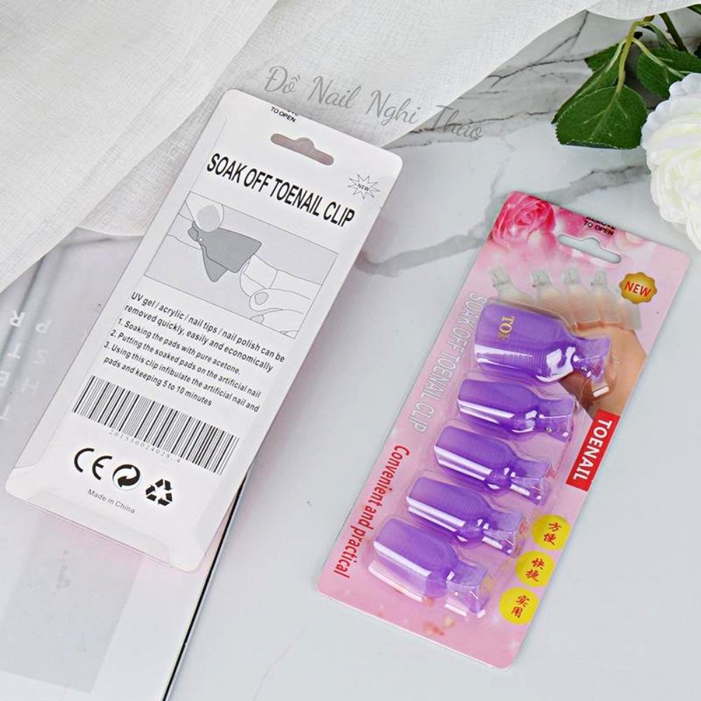 Kẹp ủ móng chân set 5 cái
