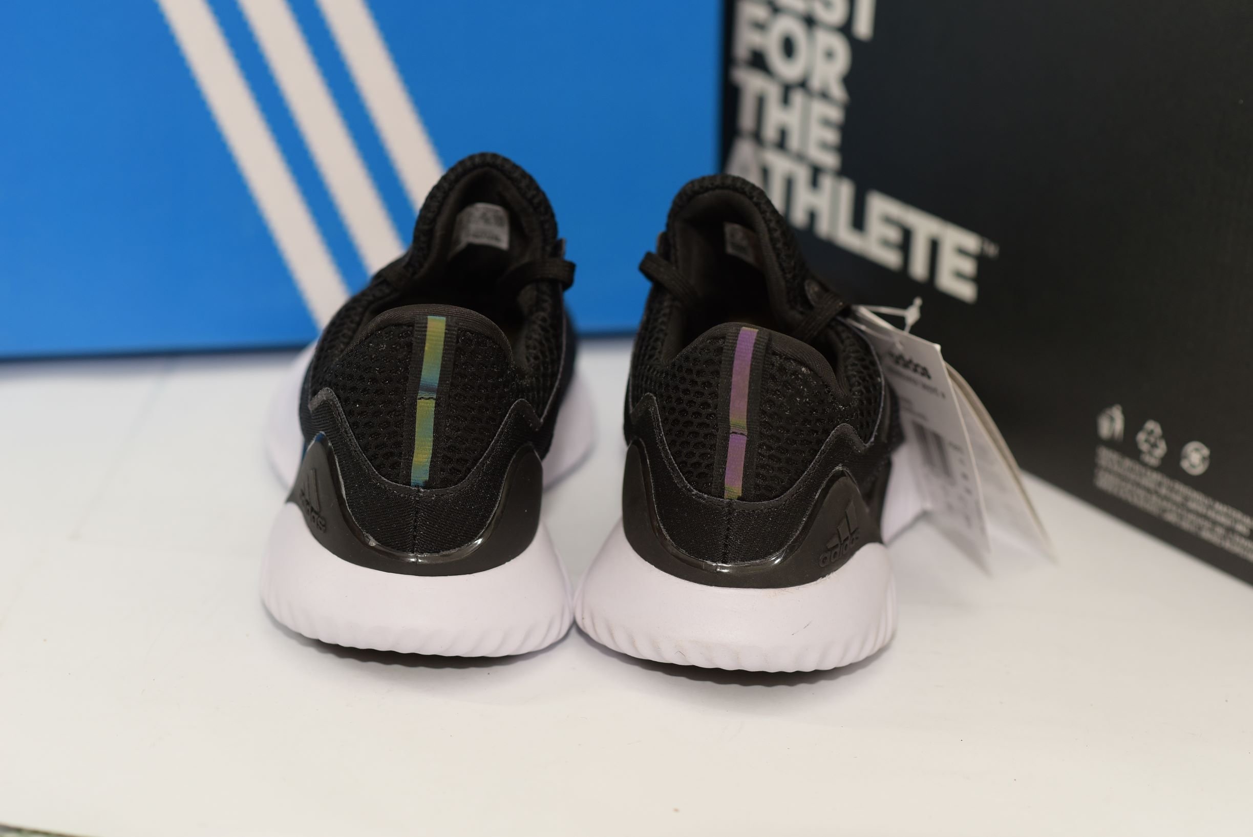 [Siêu Sale] Giày Sneaker Nam Nữ Alphabounce Beyond Đen Đế Trắng (Fullbox+ Tặng hộp bảo vệ box)