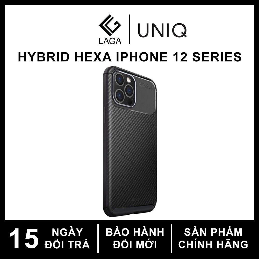 Ốp Lưng UNIQ Hybrid Hexa iPhone 12 / 12 Pro / 12 Pro Max
