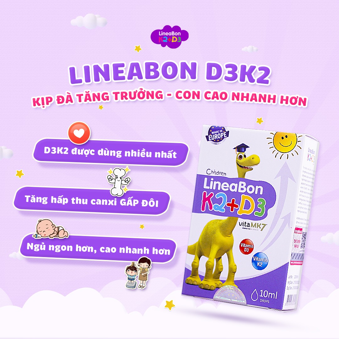 LINEABON D3K2 tinh khiết
