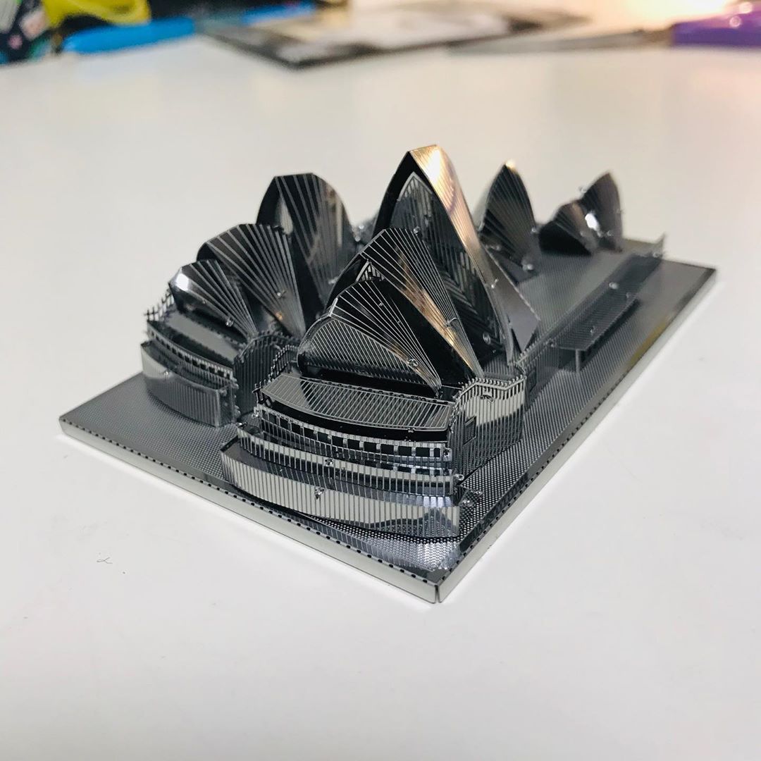 Mô Hình 3D Kim Loại Lắp Ráp Nhà Hát Opera Sydney [Chưa Lắp]