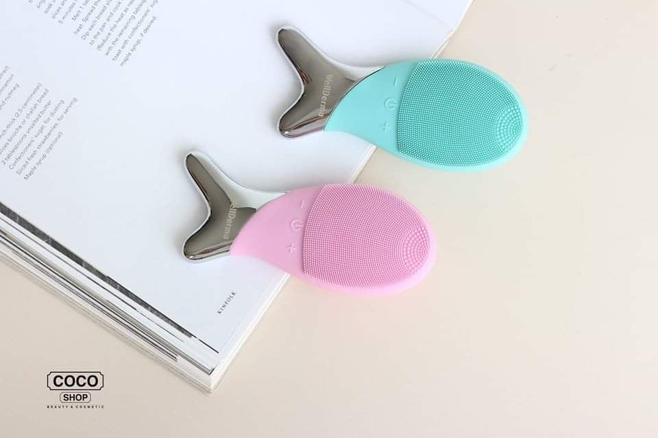 Máy rửa mặt con cá Wellderma Cleansing Fish Hàn Quốc [ CHÍNH HÃNG ]