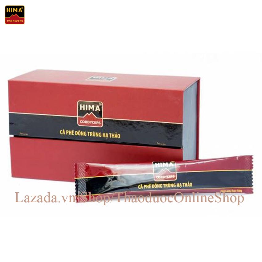 Hộp cà phê sữa Đông trùng hạ thảo Hima (18g x 10 gói)