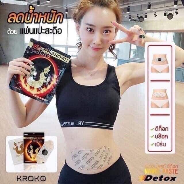 Miếng Dán Tan Mỡ KROKO Thái Lan