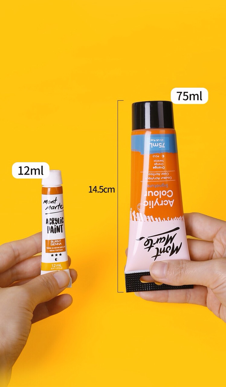Màu Acrylic MONT MARTE Tuýp 75ml Bán lẻ