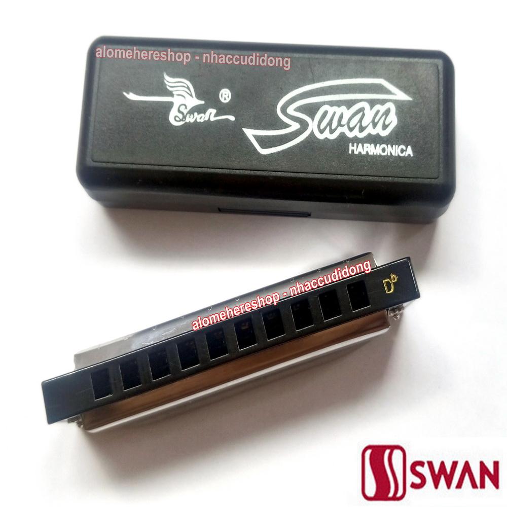 Kèn harmonica Swan SW1020 Key F# (Gb) Bạc