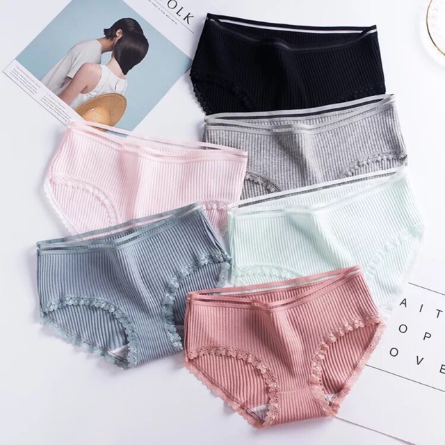 Combo 10 quần chip kháng khuẩn phối ren