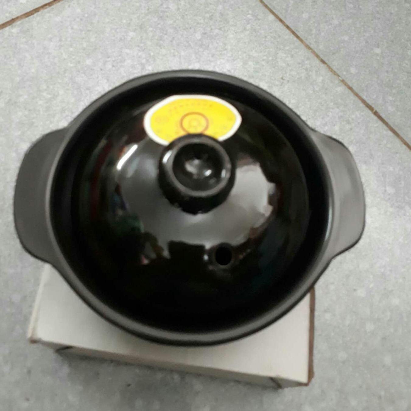 [HCM]Nồi đất đen kho quẹt 12.5 cm