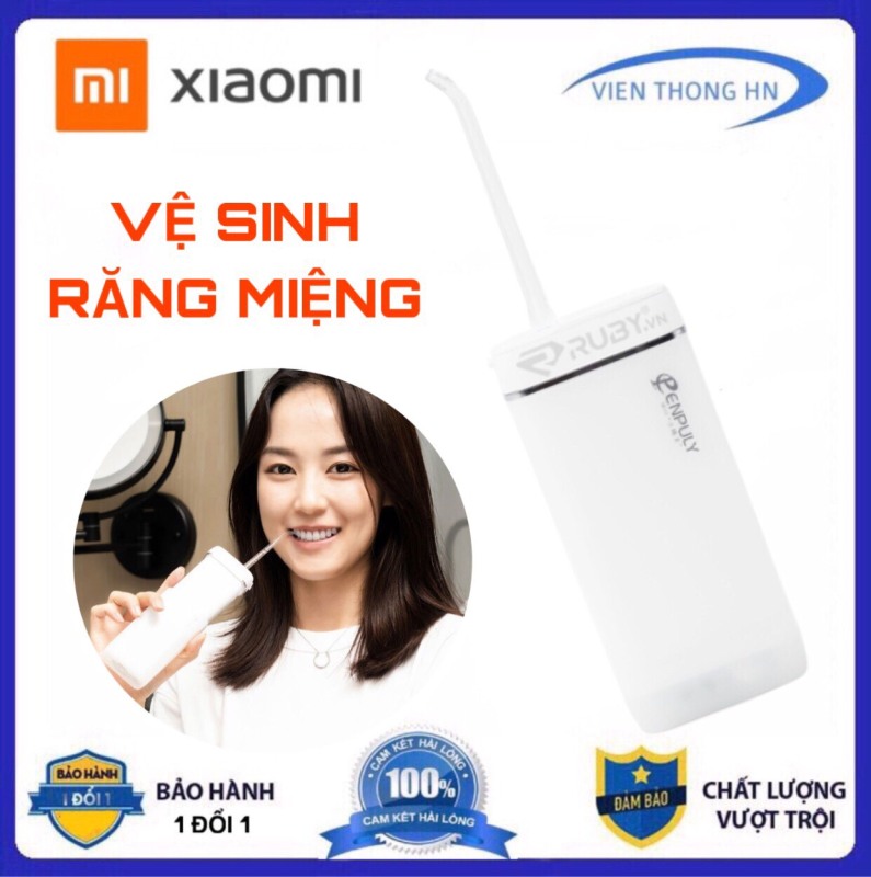 Máy tăm nước Xiaomi Enpuly M6 - Xịt vệ sinh răng miệng - dụng cụ làm sạch răng miệng - vienthonghn