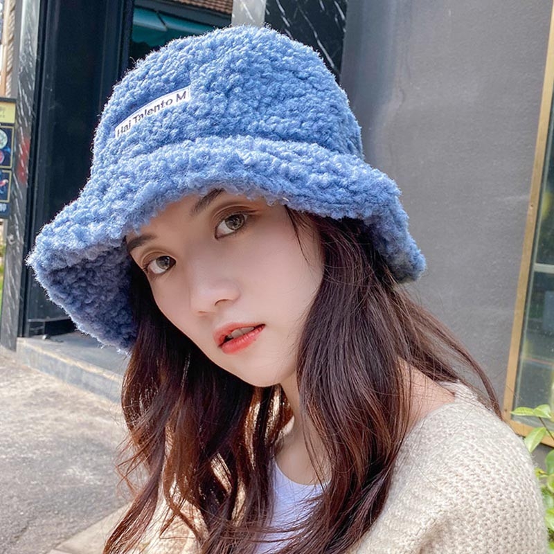 [SẴN]-☘ Mũ nón bucket lông cừu Ulzzang 01