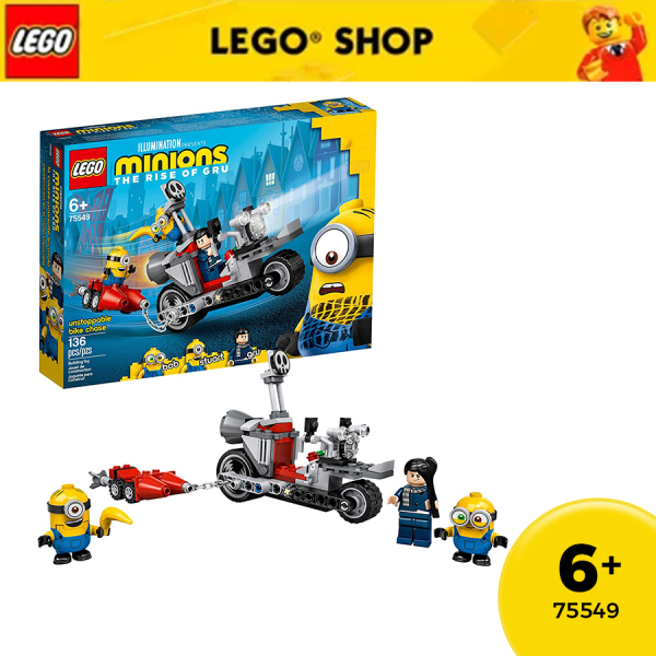 LEGO MINIONS 75549 Cuộc Truy Đuổi Tốc Độ ( 136 Chi tiết)