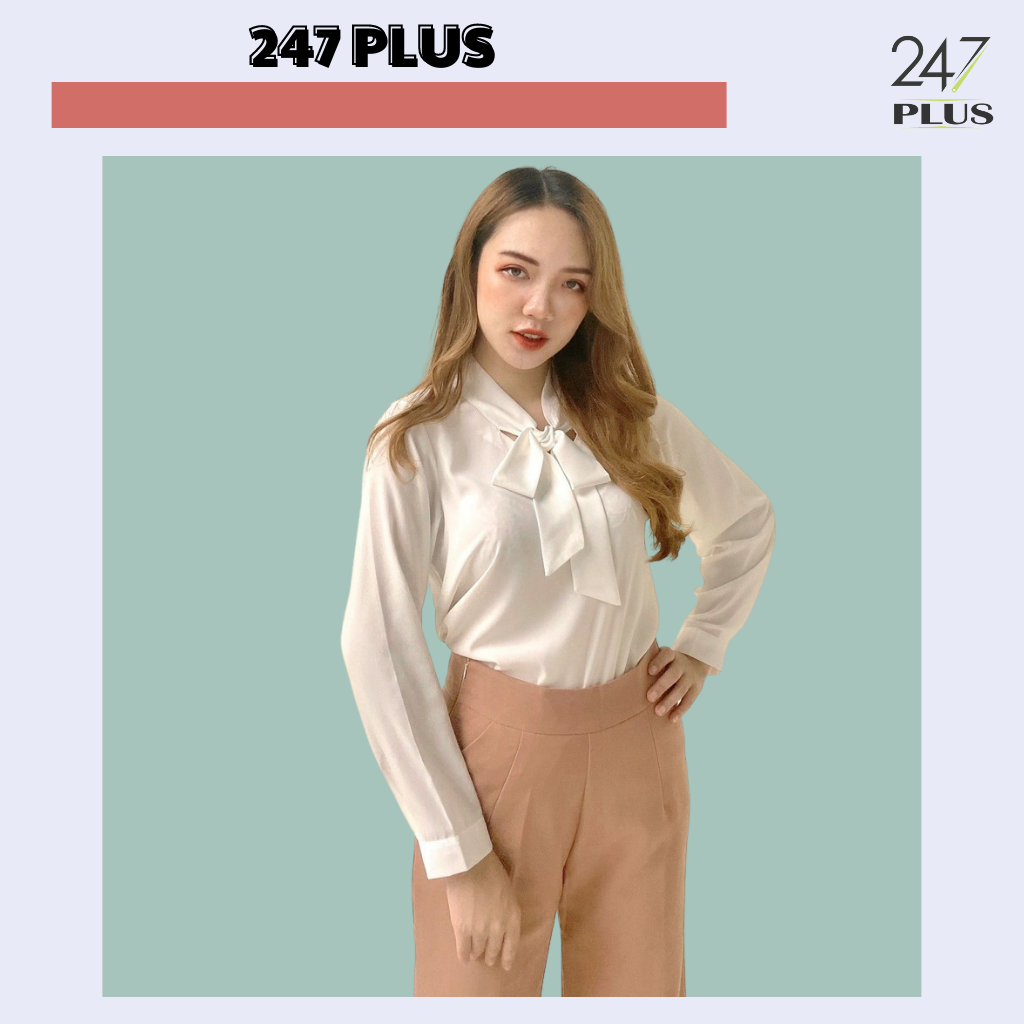 Áo sơ mi dài tay công sở thư kí kim 247PLUS