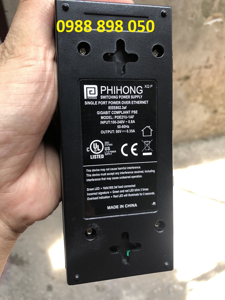 NGUỒN POE 56V GIGABIT IEEE 802.3AF