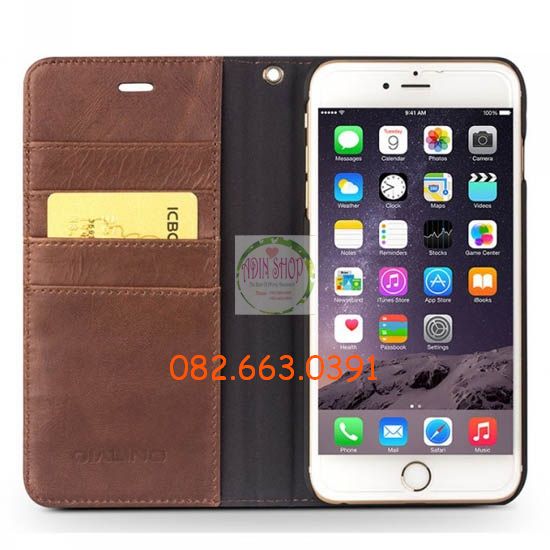 [HCM]Bao da Dada Iphone 6/6s Plus 7plus 8 plus (7+/8+) cao cấp có ngăn đựng thẻ xem phim
