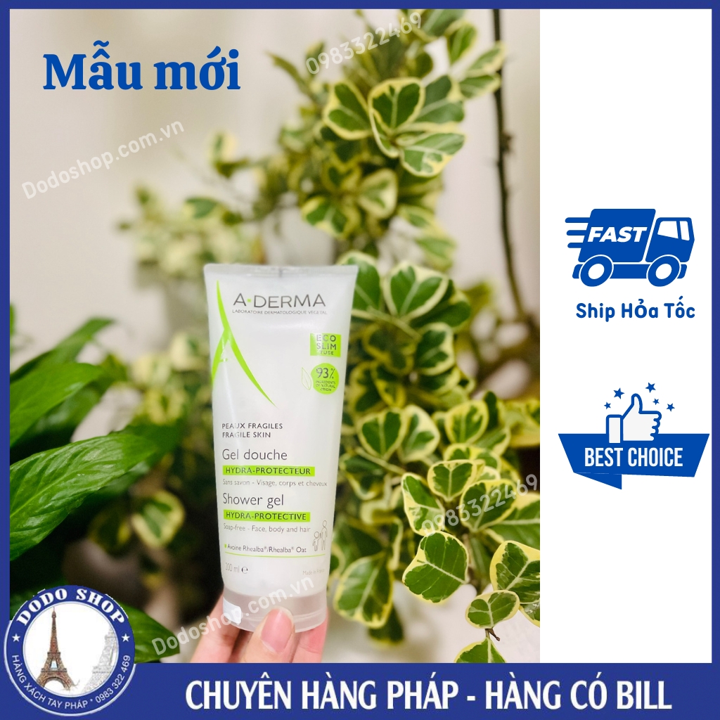 Sữa tắm Aderma ngăn ngừa mụn lưng - Sữa tắm A-Derma_Dodoshop.com.vn