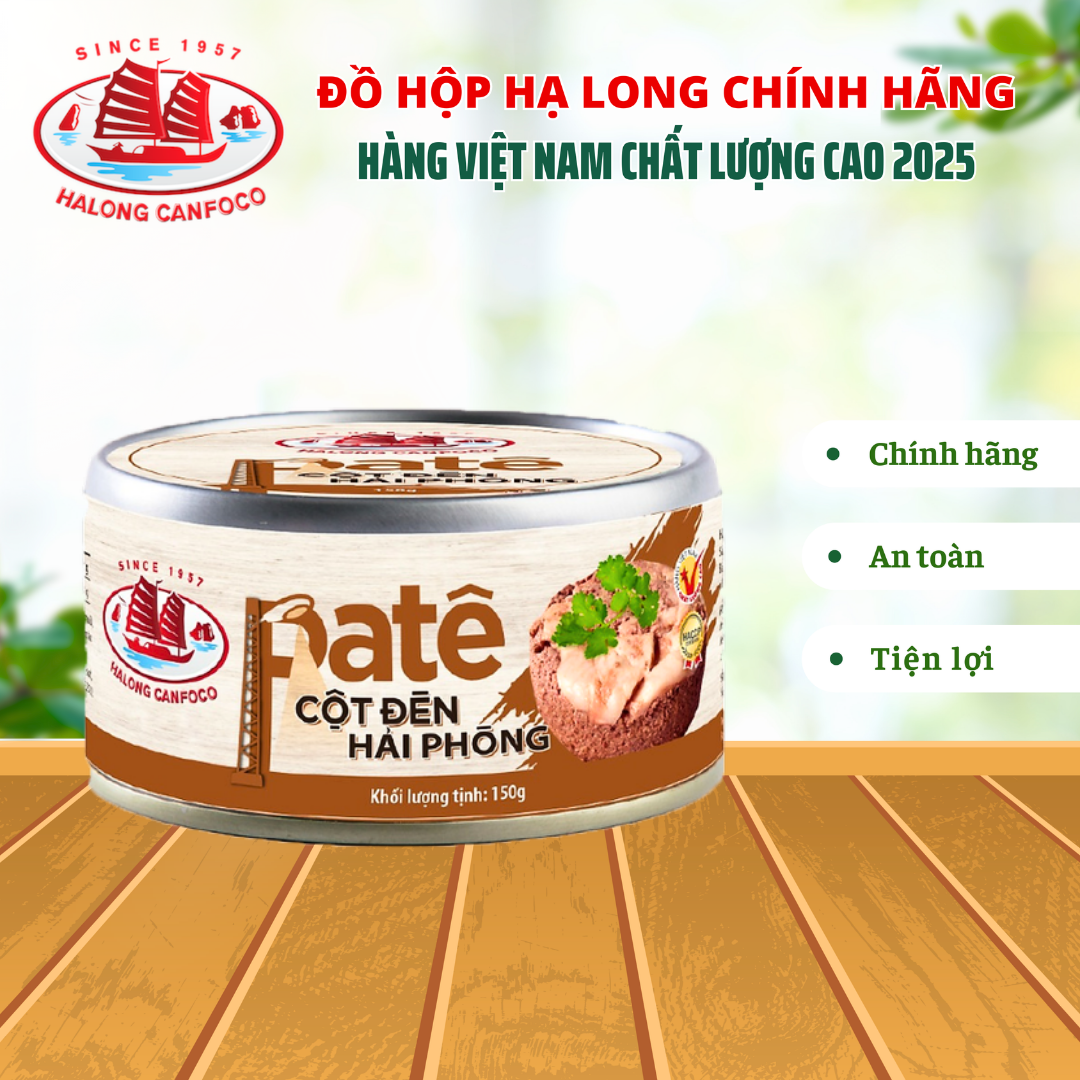 Patê Cột Đèn Hải Phòng 150G - Đồ Hộp Hạ Long
