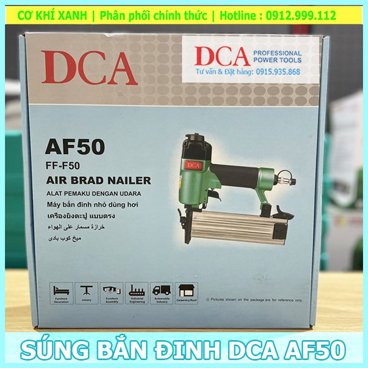 Súng bắn đinh thẳng DÙNG HƠI DCA AF50