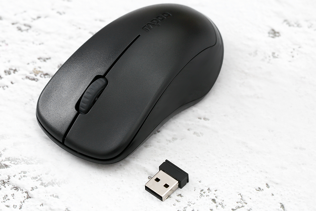 Chuột không dây Rapoo 1680 Silent - đầu thu USB 2.4Hz
