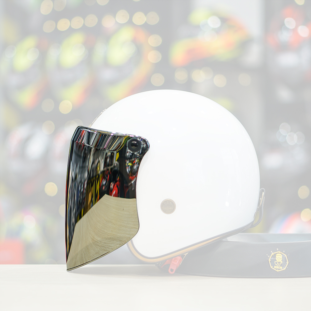 Kính chắn cho mũ bảo hiểm 3/4 Eagle Thẳng - Helmets 4U