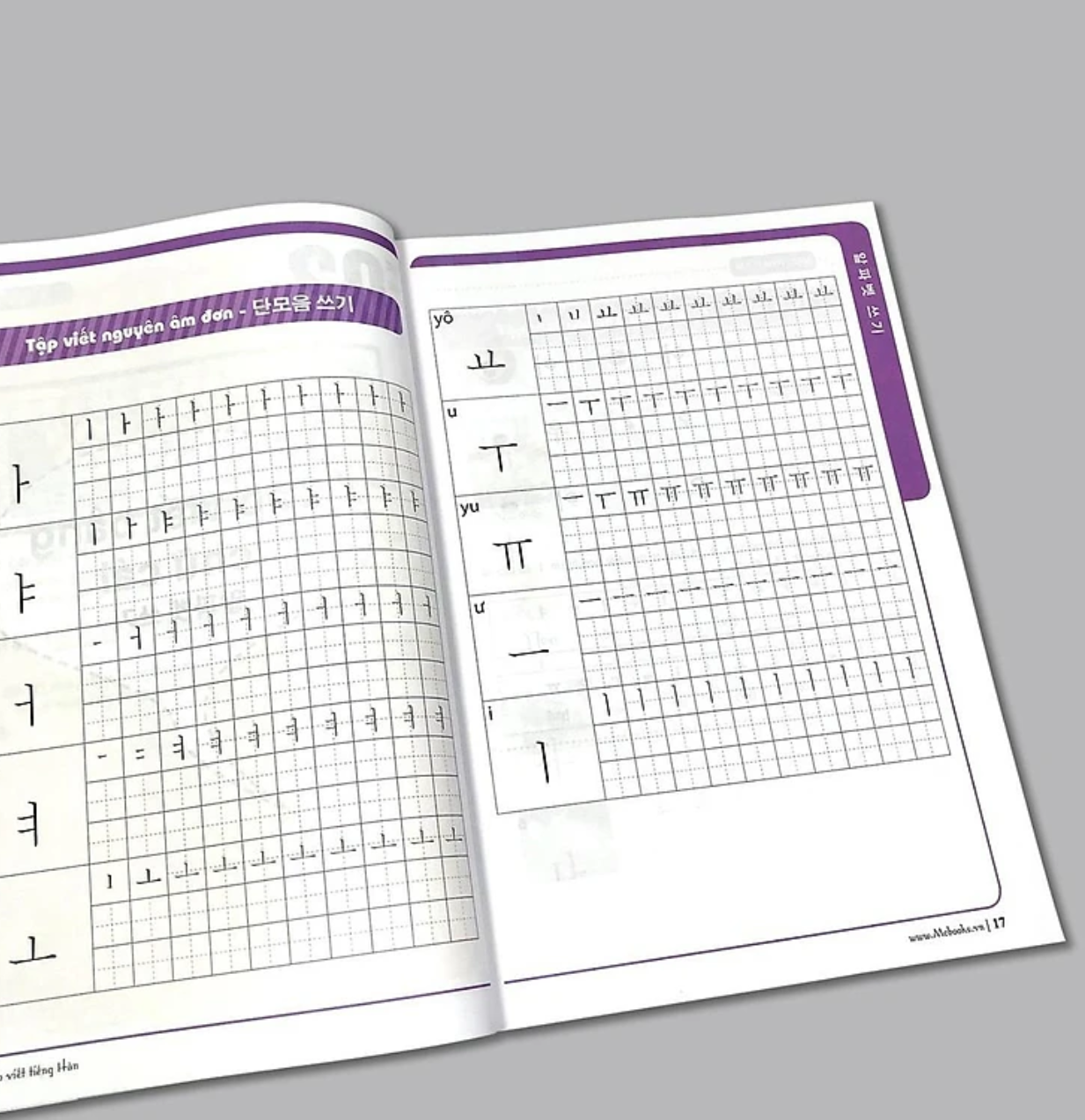 Sách - Tập viết tiếng Hàn dành cho người mới bắt đầu - McBooks