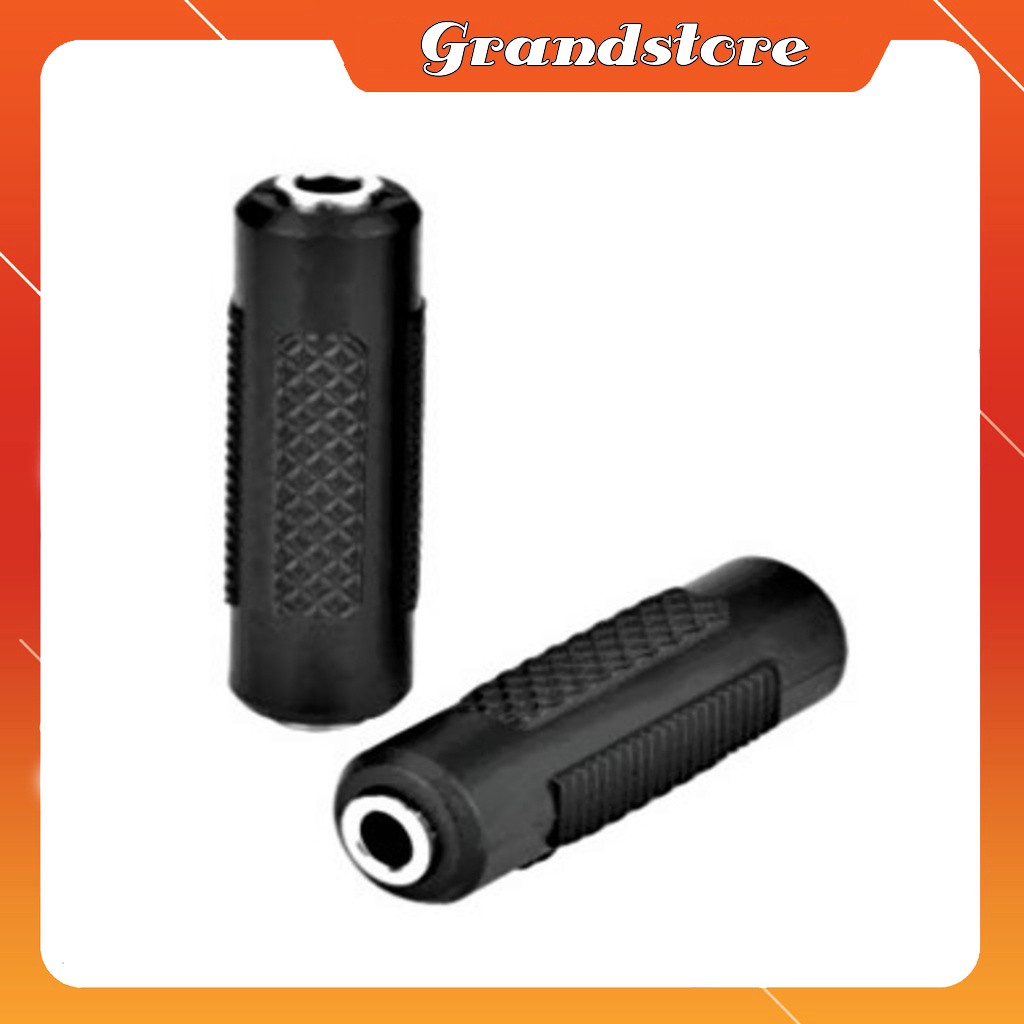 Jack nối 2 đầu audio 3.5mm cái, jack 2 đầu 3.5 nối dài cáp dây loa âm thanh tai nghe, đầu nối 2 đầu 3.5mm aux 3.5 to 3.5