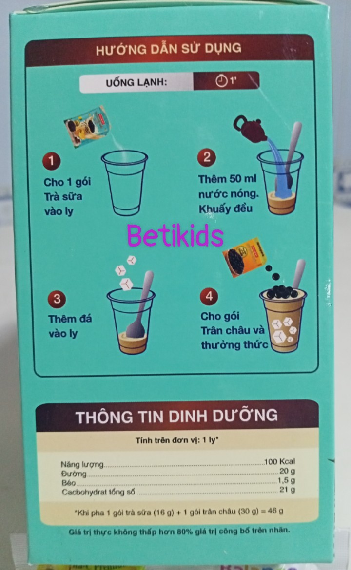 Trà sữa HILLWAY trân châu xoài