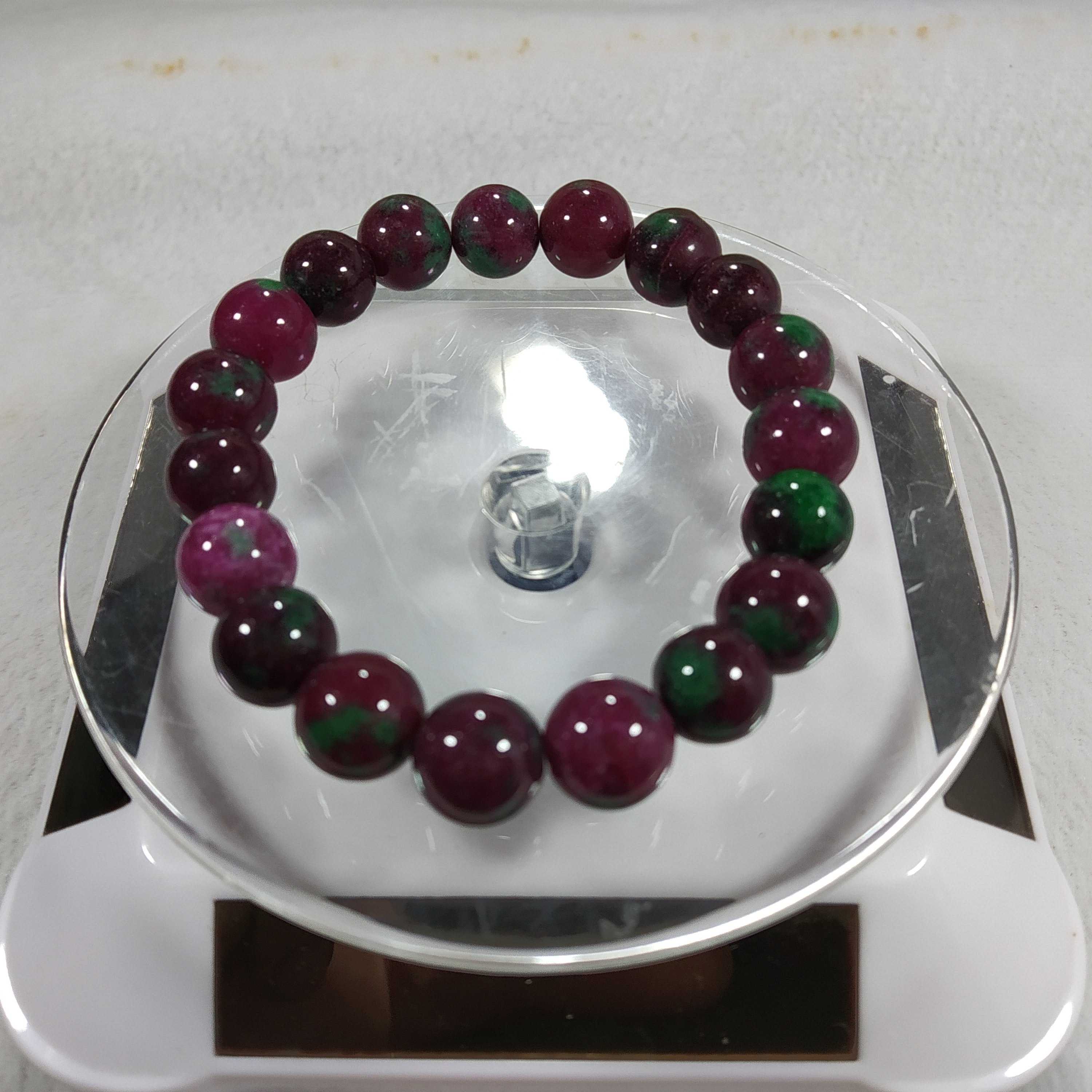 Vòng tay đá Ruby Nam Phi 10 ly đá tự nhiên