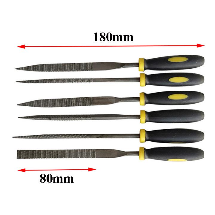 Bộ 6 dũa gỗ mini 180mm
