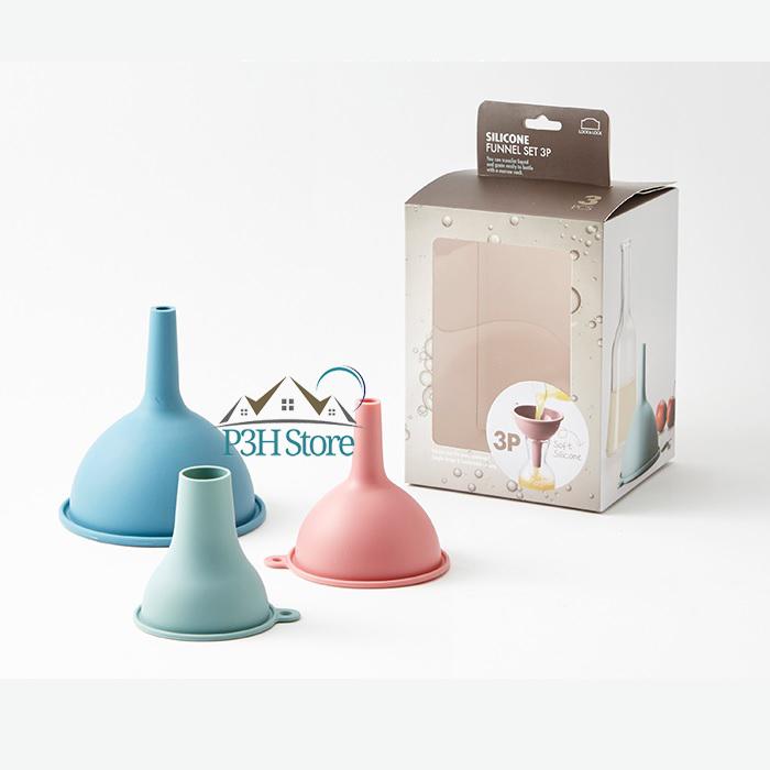 Bộ 3 phễu Silicone Lock&Lock CKT212S3