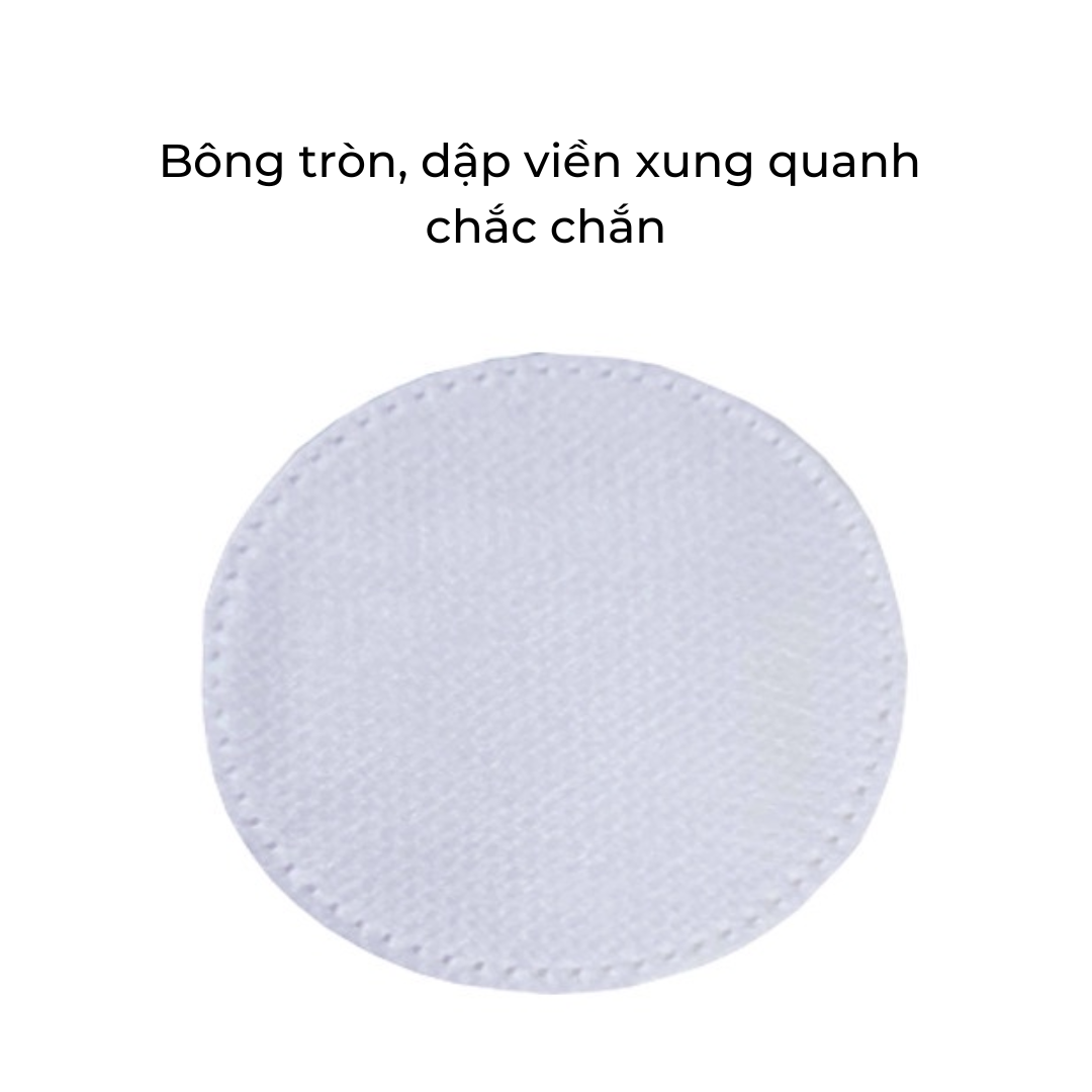Bông tẩy trang LIKADO miếng tròn 100 miếng