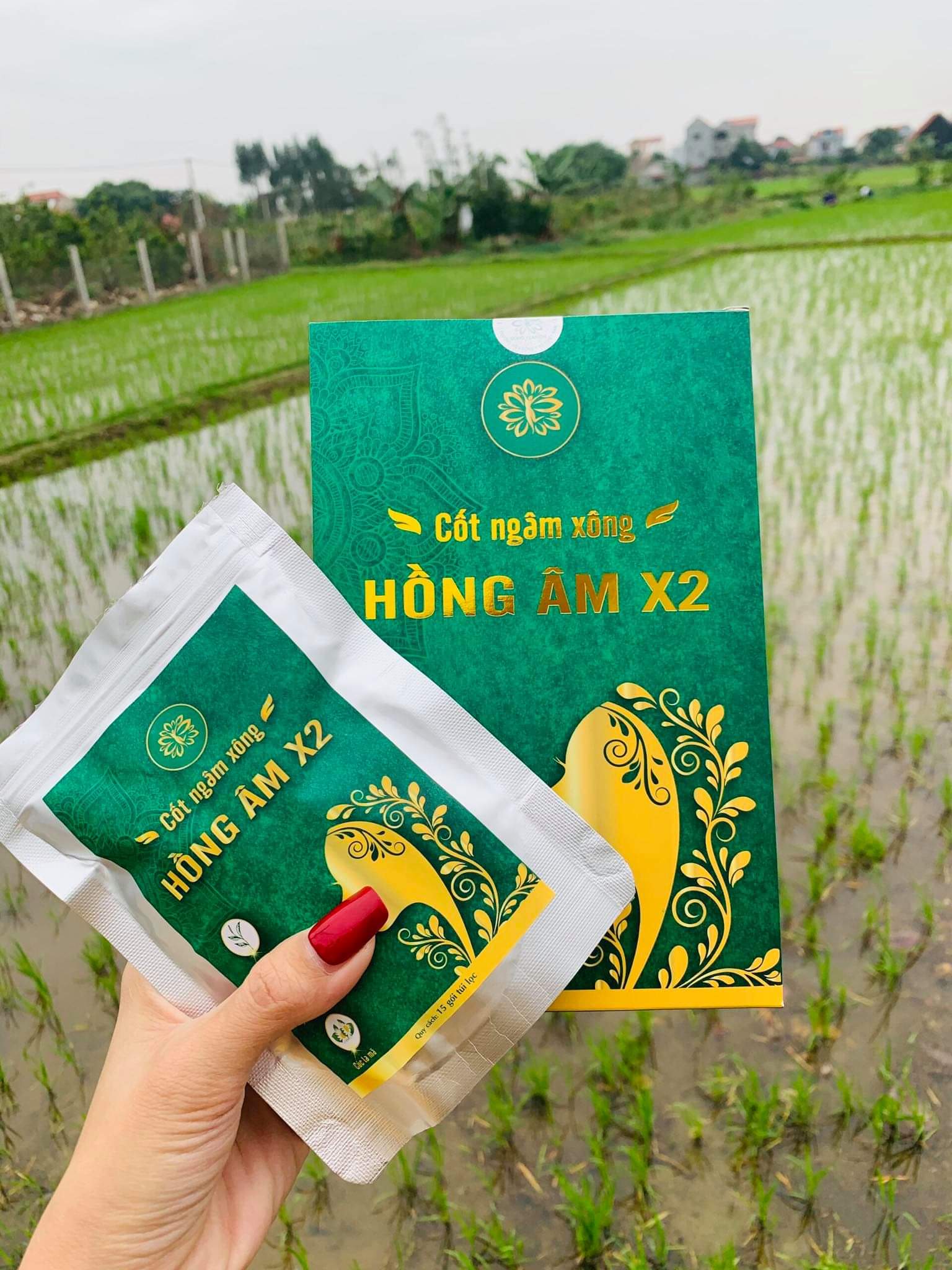 Cốt xông ngâm Hồng Âm X 2 Lan Chi - làm sạch , làm hồng , ngăn ngừa  vi khuẩn , tr ĩ nội , trĩ ngoại
