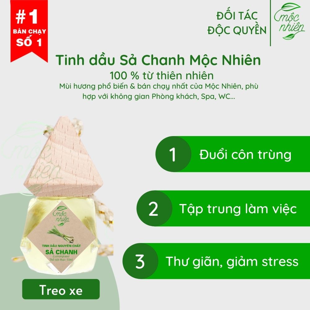 Tinh dầu thơm treo xe ô tô, quạt, điều hòa không khí