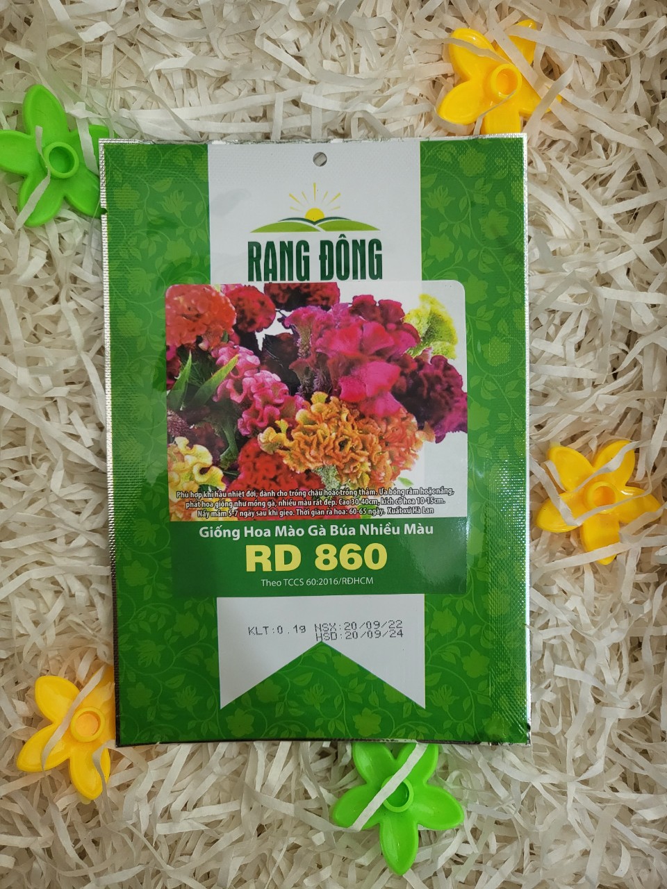 Hạt giống hoa mào gà búa nhiều màu rd 860