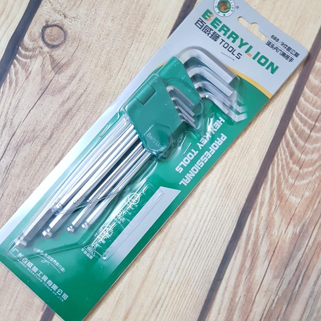 Bộ vít lục giác,bộ lục giác  9 cây