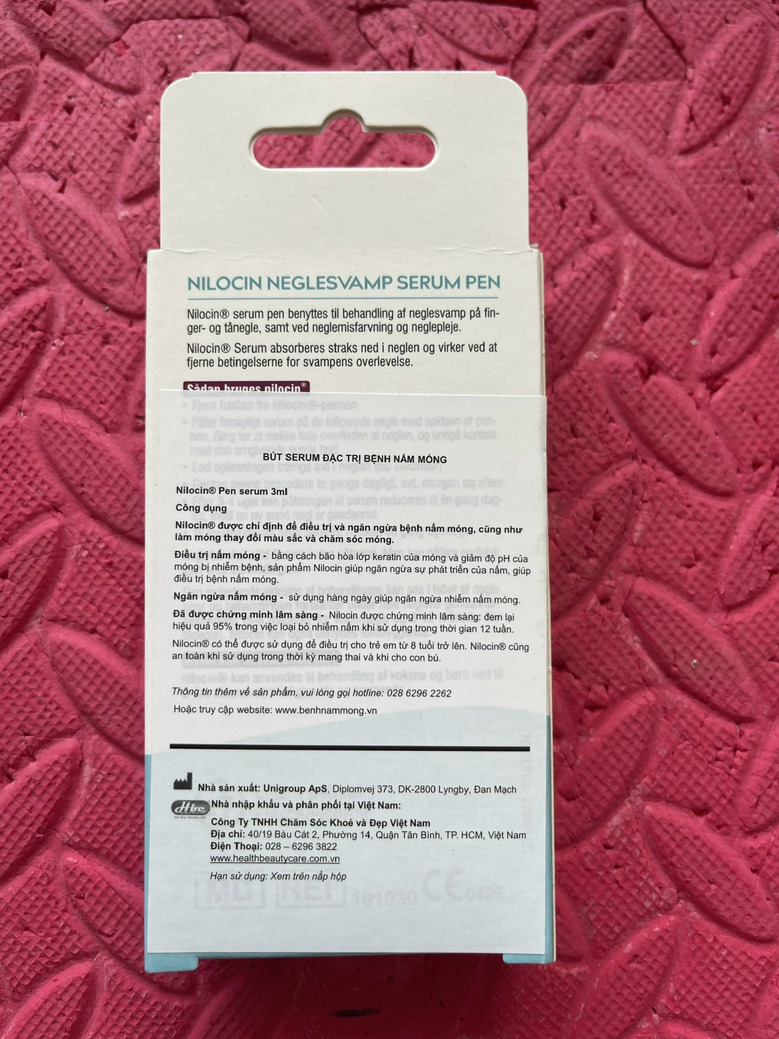 NILOCIN 3ML. BÚT SERUM ĐẶC TR.I BỆNH NẤM MÓNG.