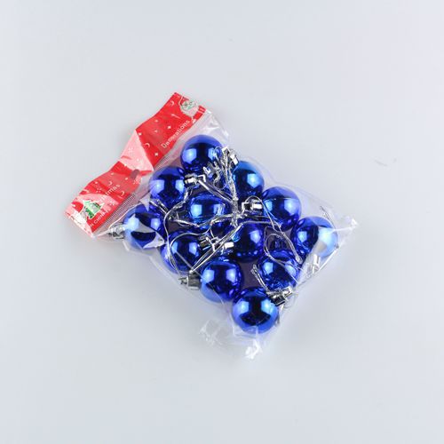 12 quả châu bóng 3cm trang trí noel, giáng sinh