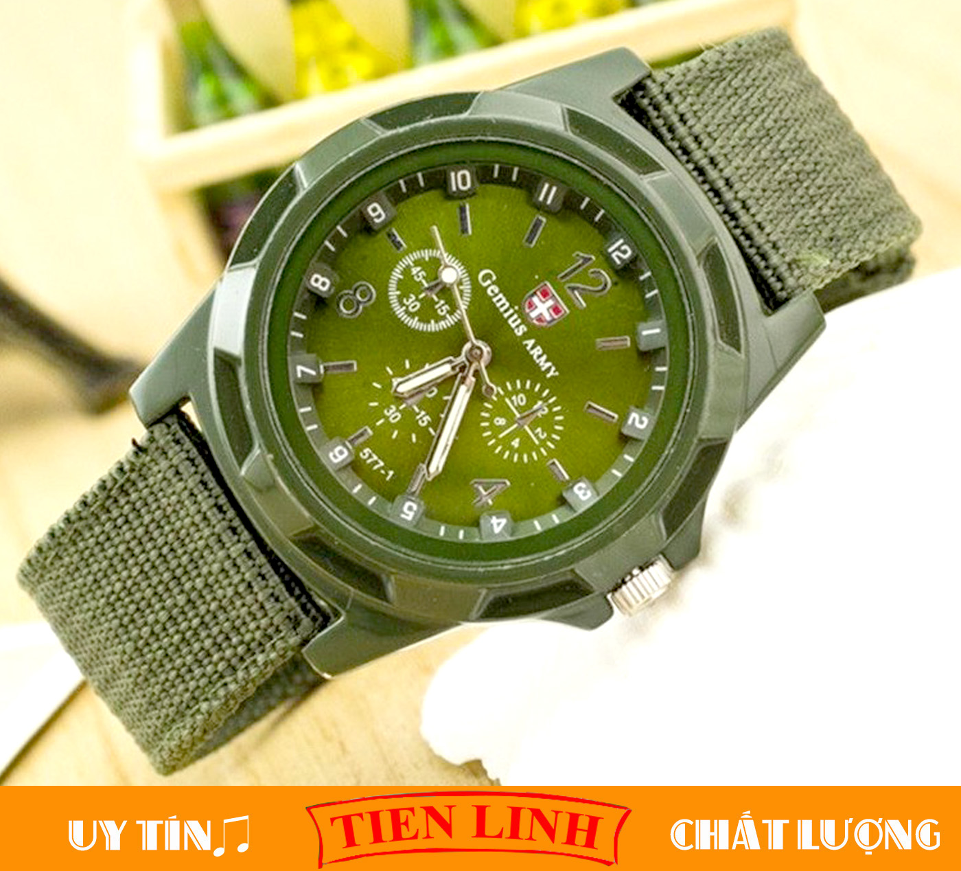 I military army watch (blue)