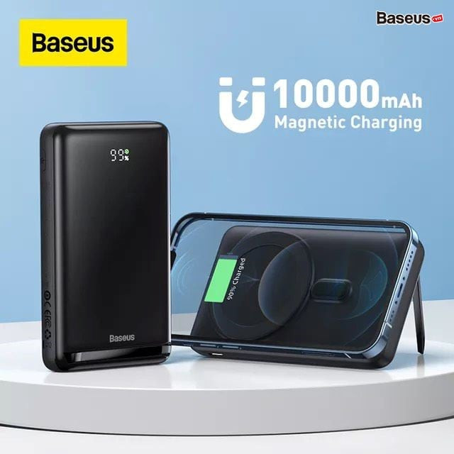 Baseus Magnetic Bracket Wireless Fast Charge Power Bank 10000mAh 20W