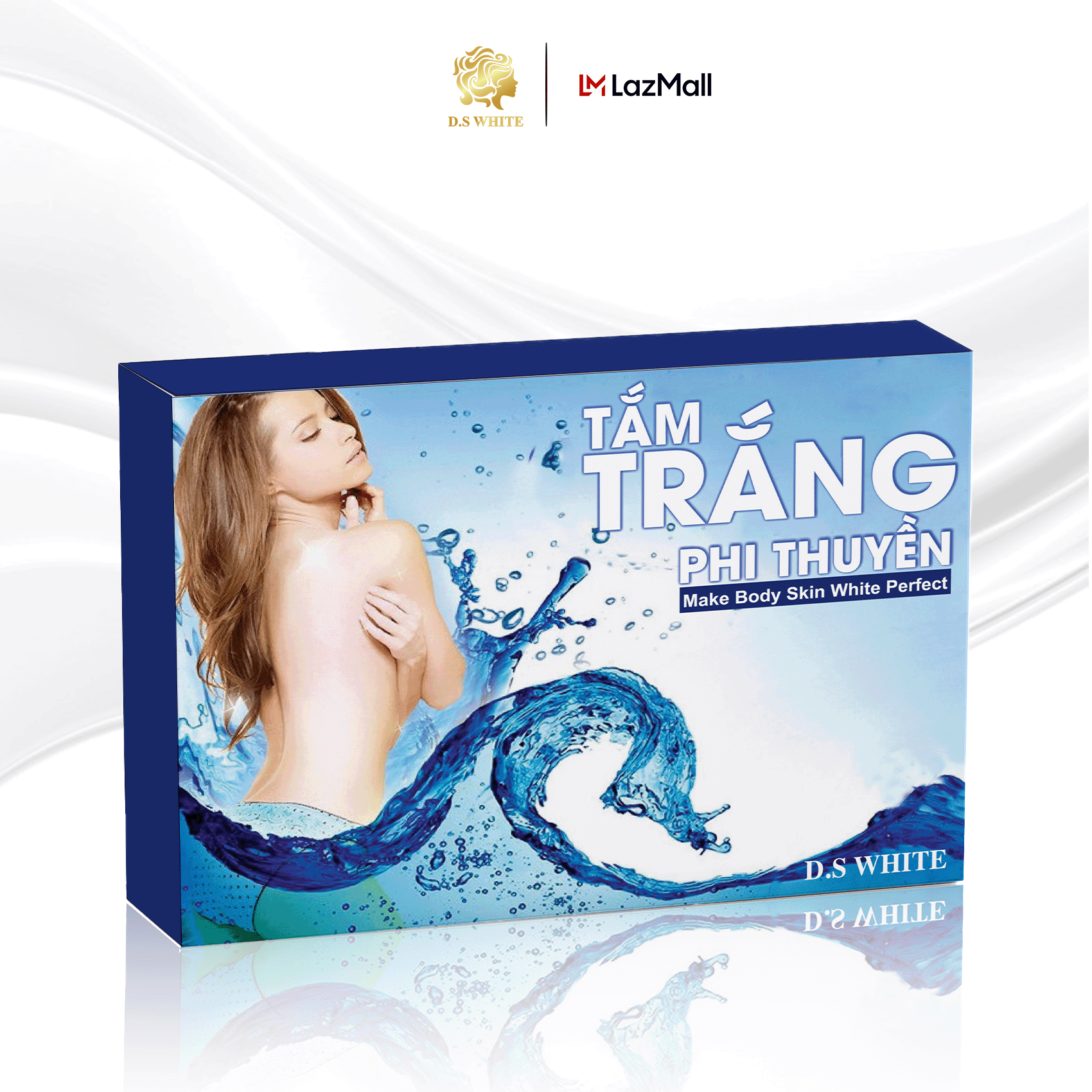 Tắm Trắng Phi Thuyền Dưỡng Trắng Body, Combo 3 Gói