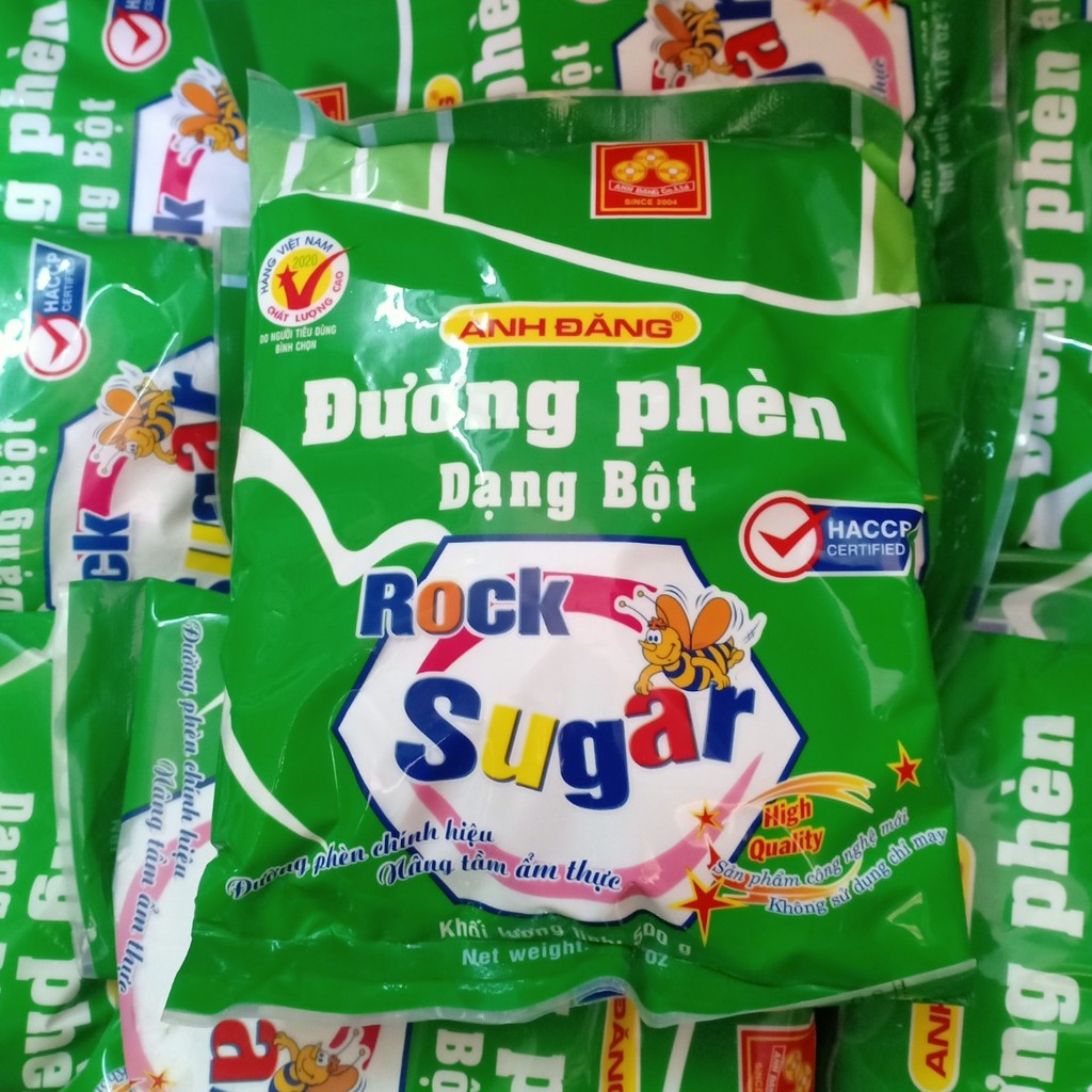 Đường phèn bột, gói 500 gr, hiệu Anh Đăng