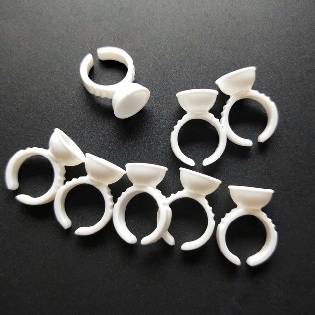 100 Nhẫn Đựng Mực Phun Xăm