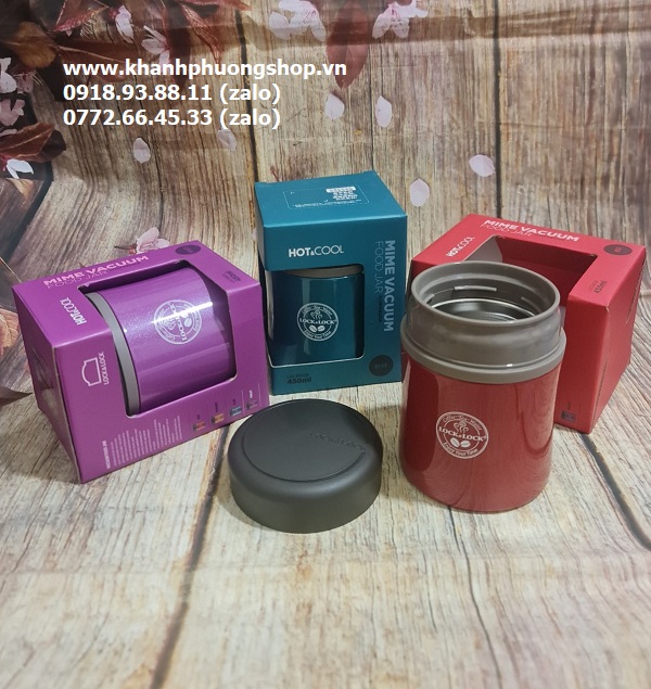 bình ủ cháo lock&lock 450ml - bình ủ cháo lock&lock