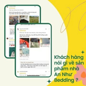 Bộ ga gối cotton poly đủ 3 món An Như Bedding