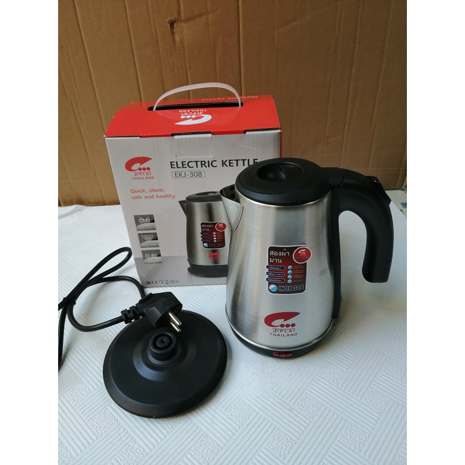 Bình siêu tốc Jiplai inox 304 EKJ-308-0.8l - EKJ308
