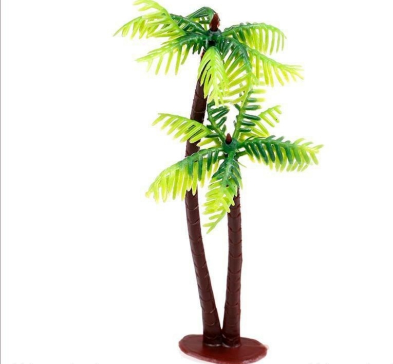 [HCM]Cây Dừa Mini (Đế nhựa) Trang Trí Tiểu Cảnh Hồ Cá...