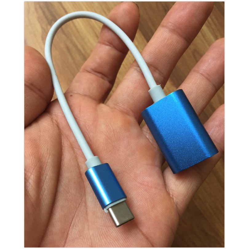 Cáp Chuyển USB TYPE C Điện Thoại Sang 2 Cổng Audio 3.5 ( Liền )