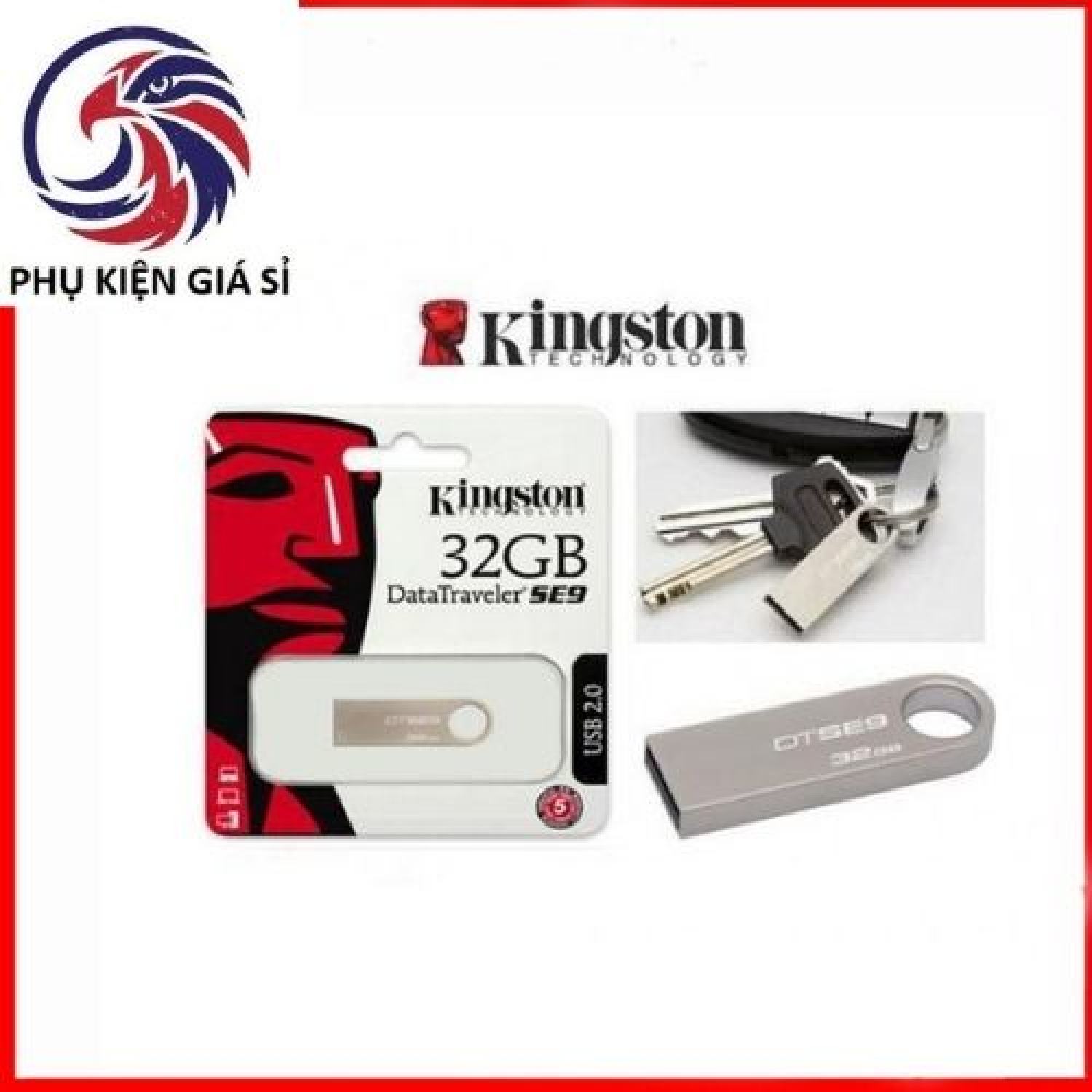 USB Kingston chính hãng 32GB, BH 12 tháng