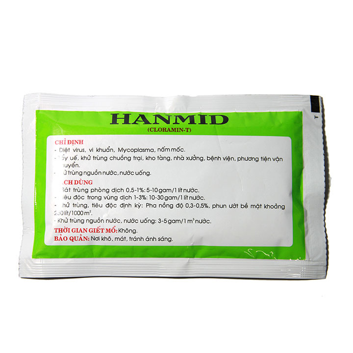 Bột vệ sinh sát trùng chuồng trại thú cưng HANMID