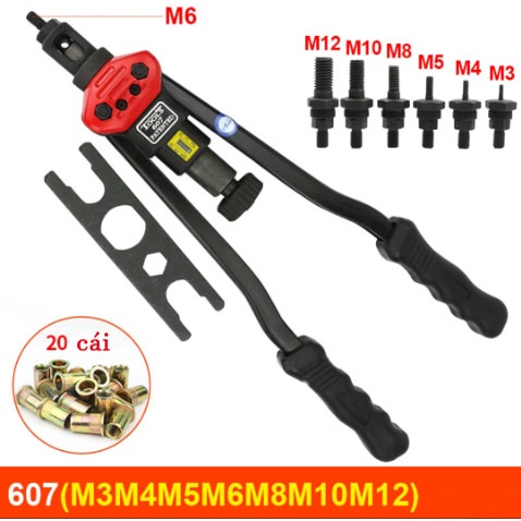 Dụng cụ rút đai ốc BT607/ Vam rút ốc tán BT607/ Kìm rút ốc tán BT607 từ ...
